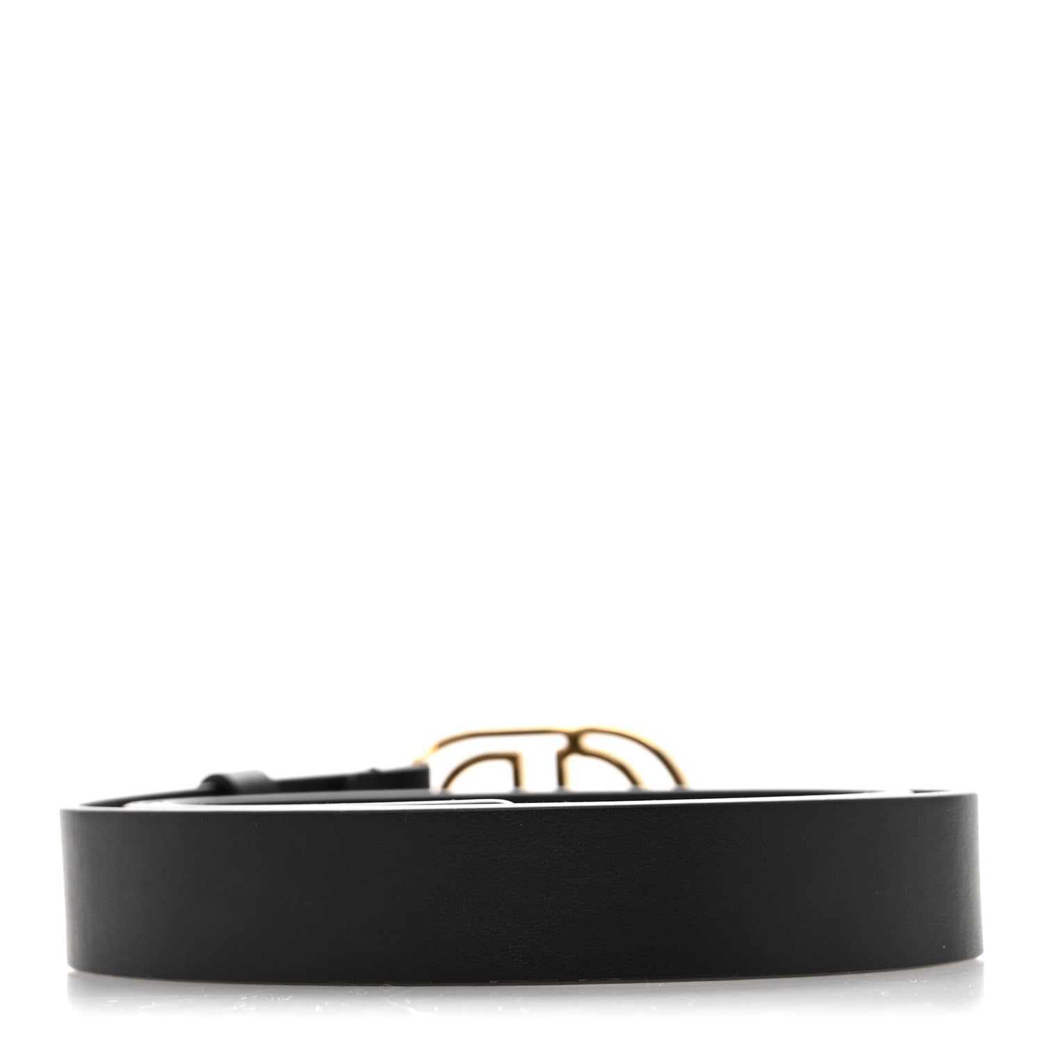 Christian Dior Calfskin 30 Montaigne Cut-Out CD Belt 90 36 Black 2 of 7