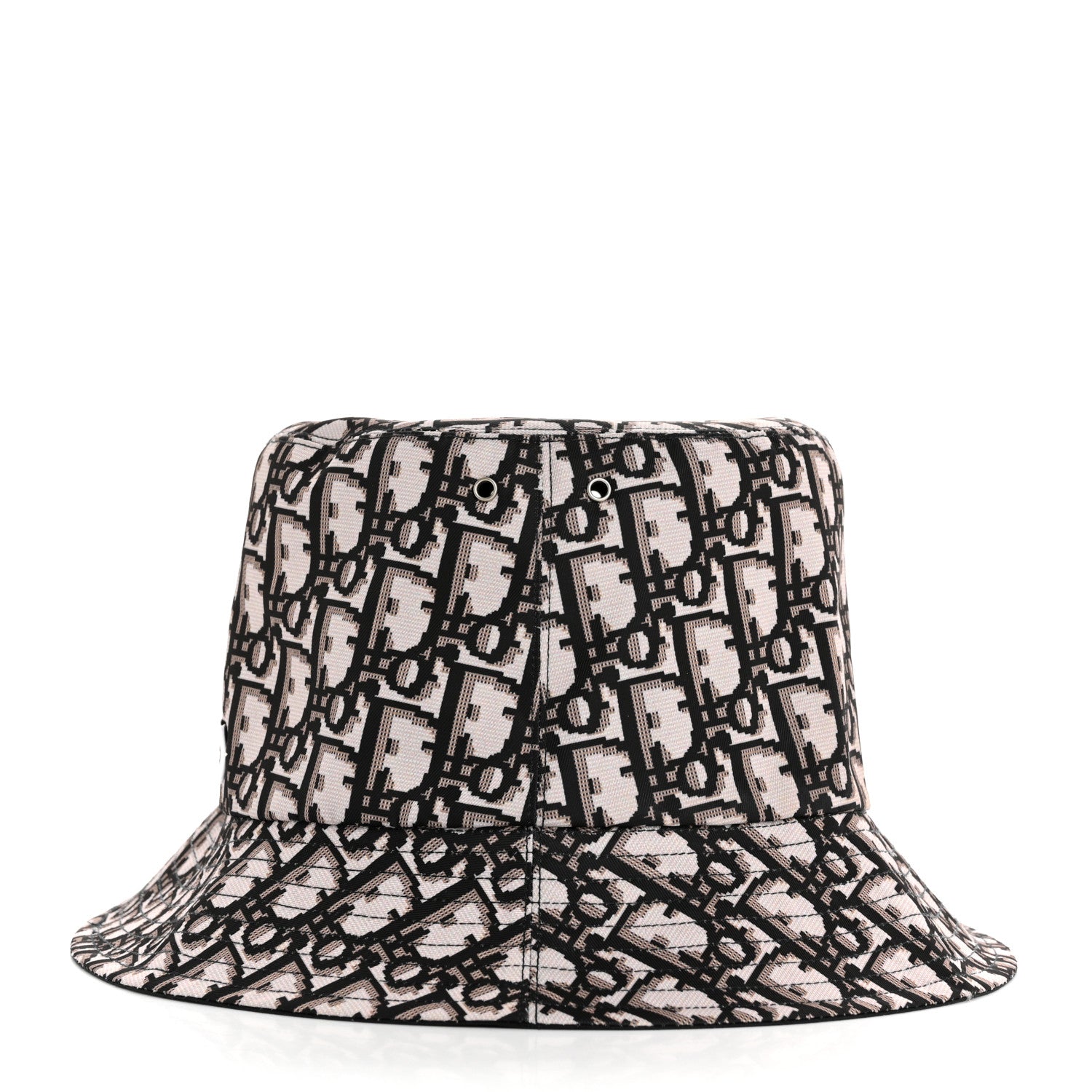 Christian Dior Nylon Oblique Reversible Teddy-D Brim Bucket Hat Beige 4 of 10