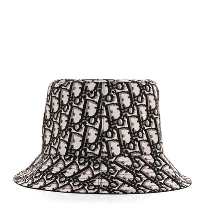 Christian Dior Nylon Oblique Reversible Teddy-D Brim Bucket Hat Beige 4 of 10