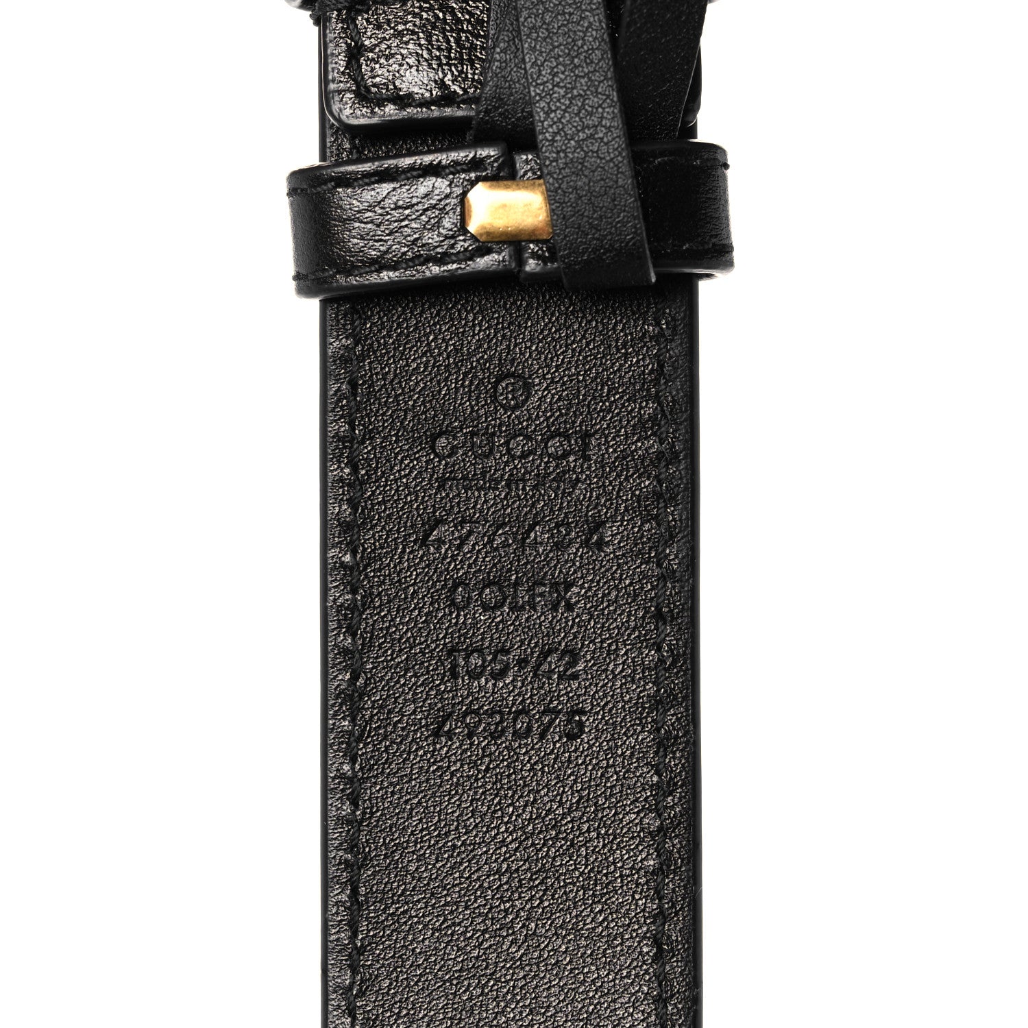 Gucci Azalea Calfskin Matelasse Diagonal Torchon GG Marmont Belt Bag 105 42 Black Romantic Cerise 9 of 13