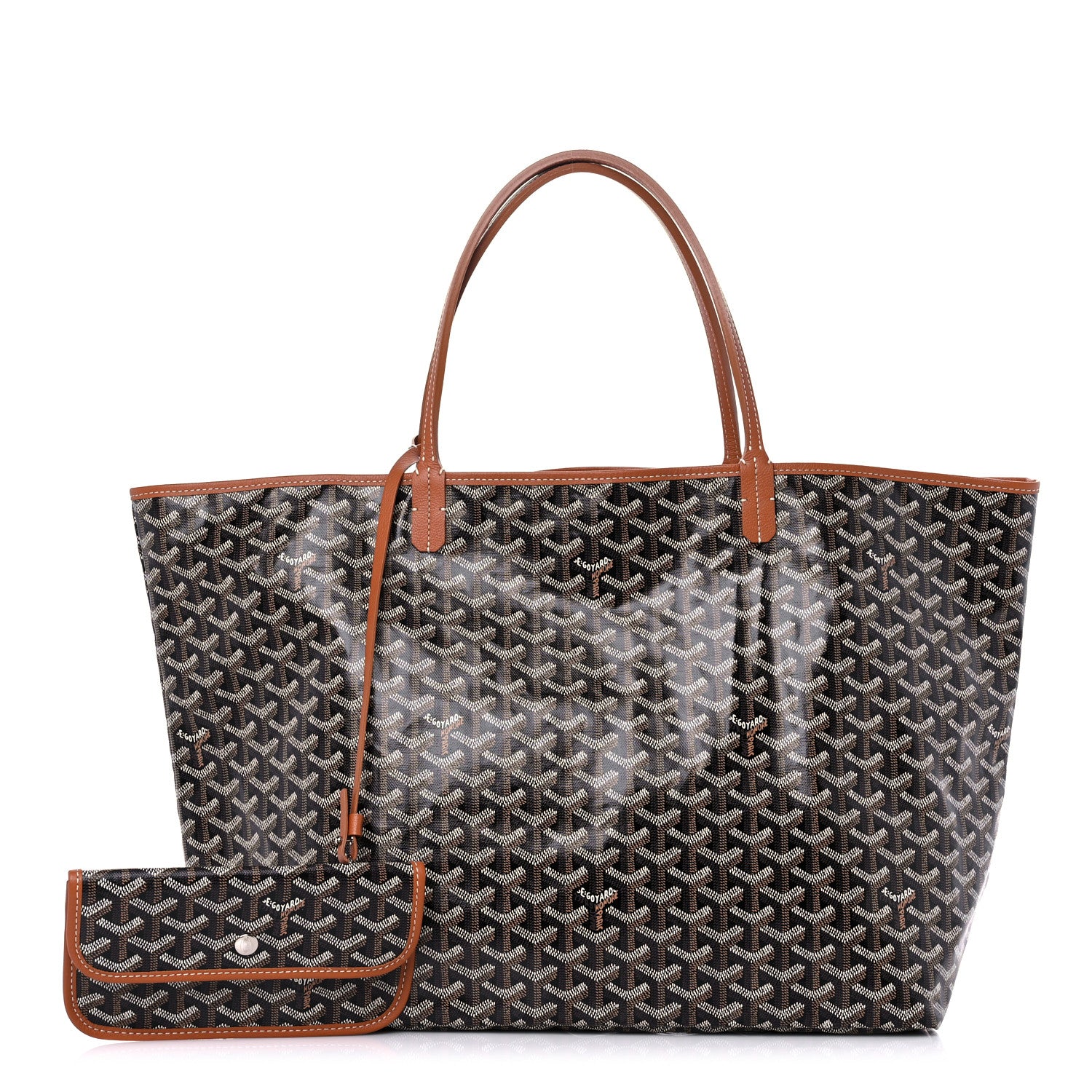 Goyard Goyardine Saint Louis GM Black Gold 1 of 9