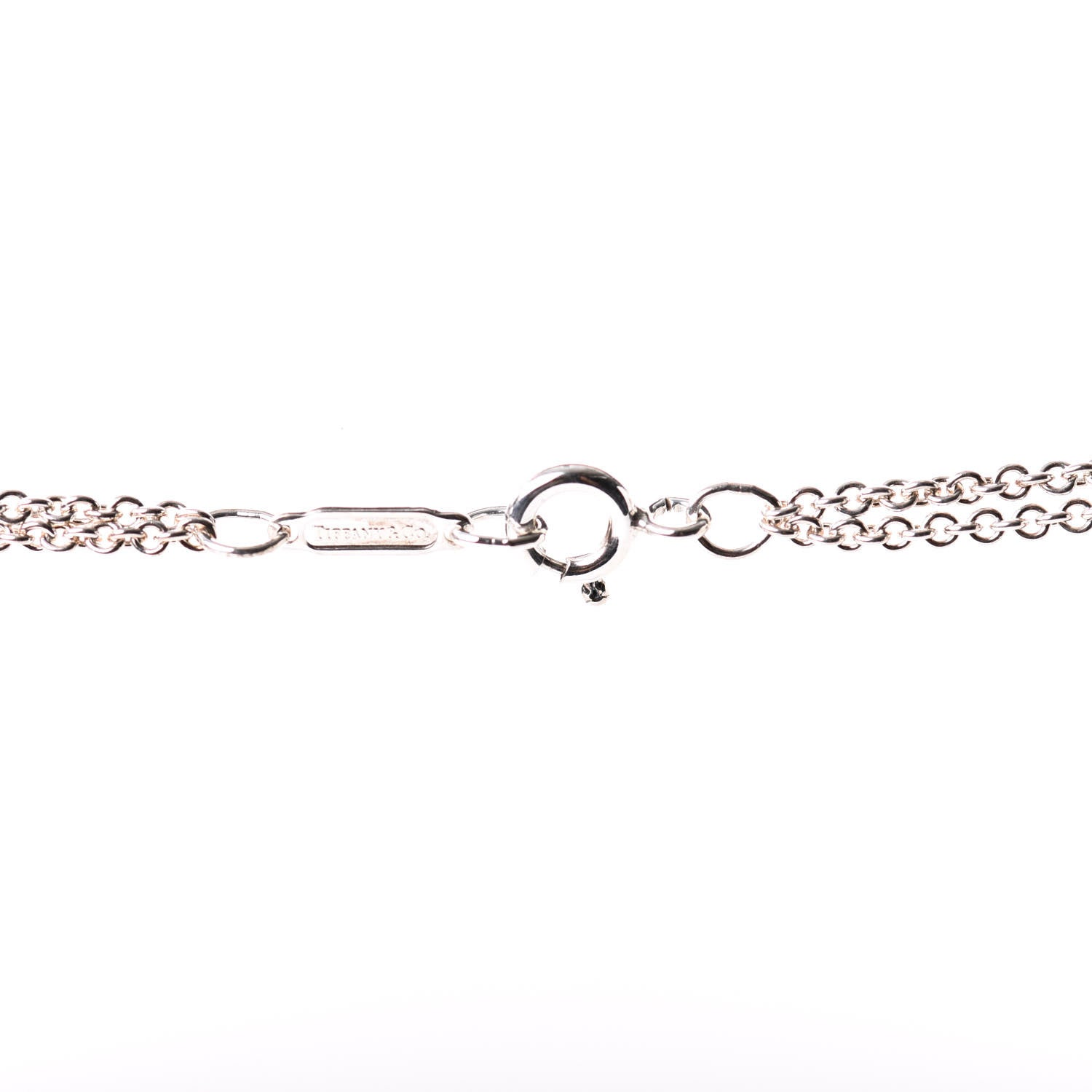 Tiffany Sterling Silver Figure 8 Pendant Necklace 4 of 5