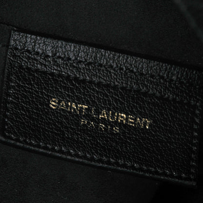 Saint Laurent Calfskin Large Shopping Tote Black 7 of 8