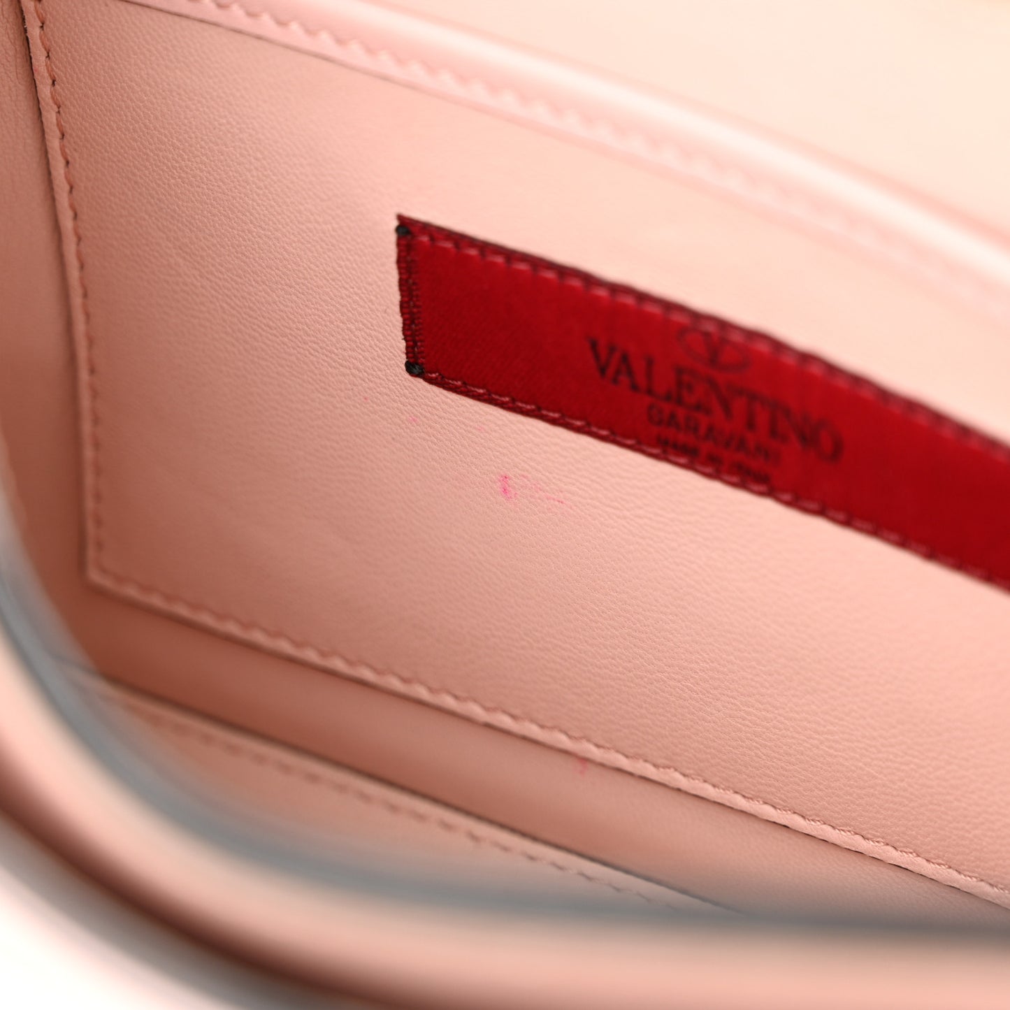 Vitello Rockstud Cabana Shoulder Bag Water Rose
