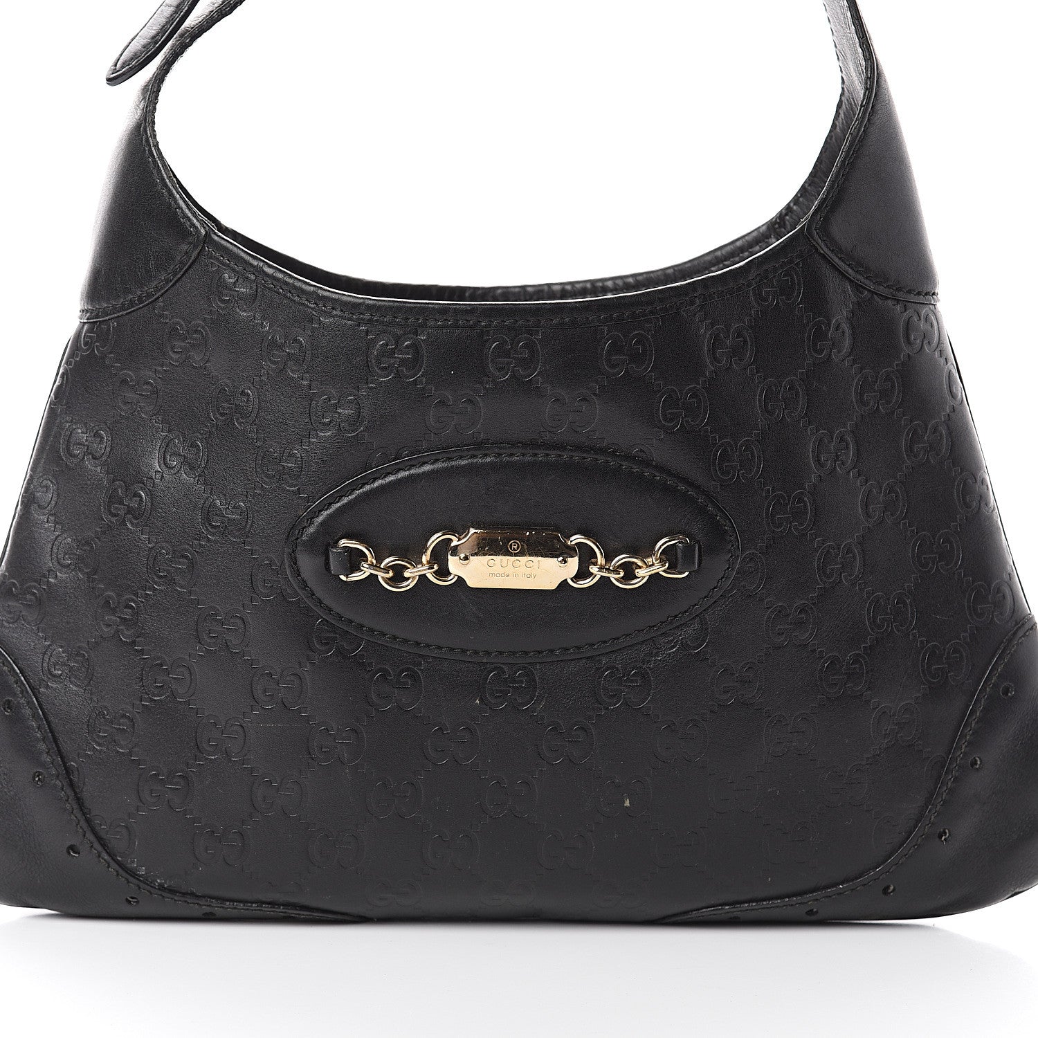 Gucci Guccissima Punch Hobo Black 6 of 8
