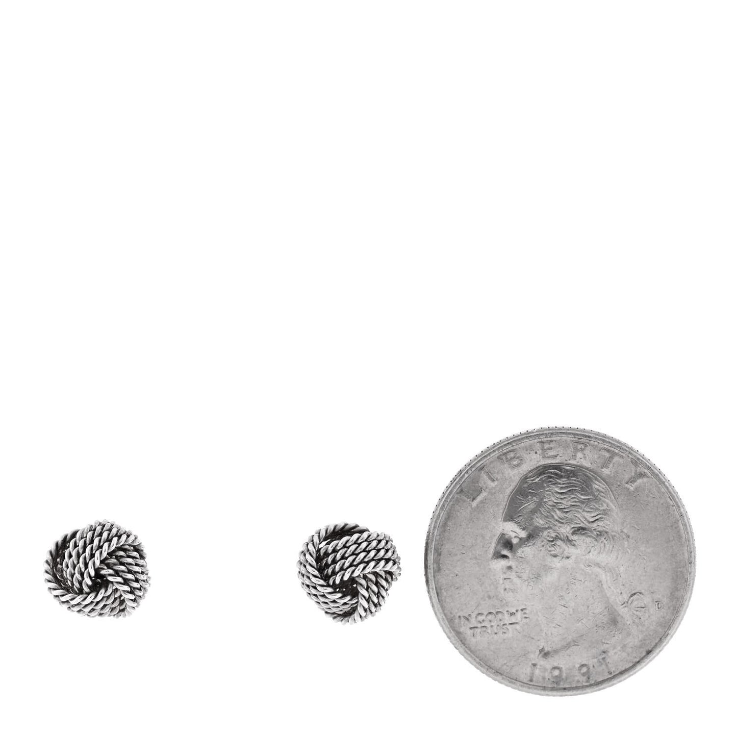 Sterling Silver Twist Knot Earrings