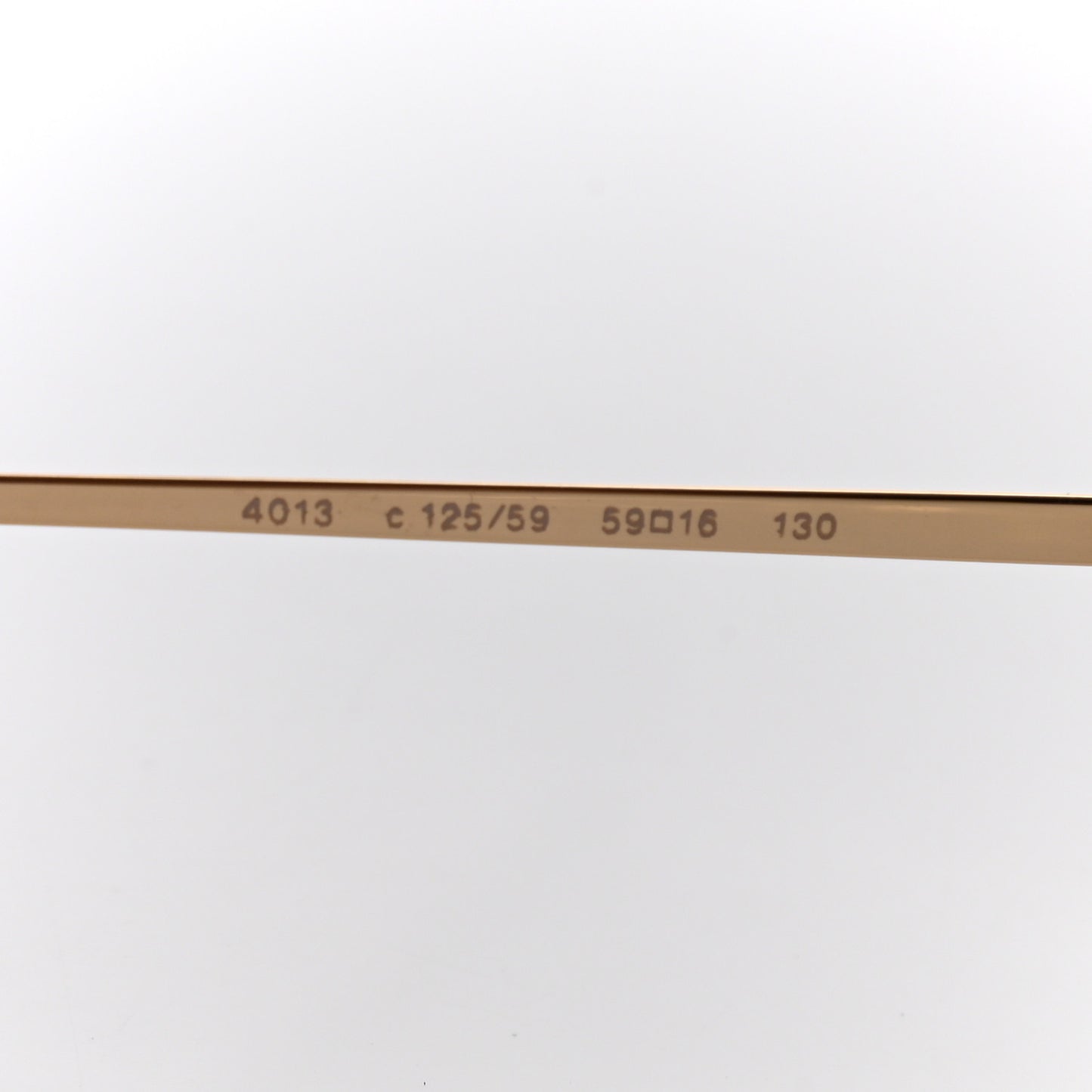 CC Oval Sunglasses 4013 Gold
