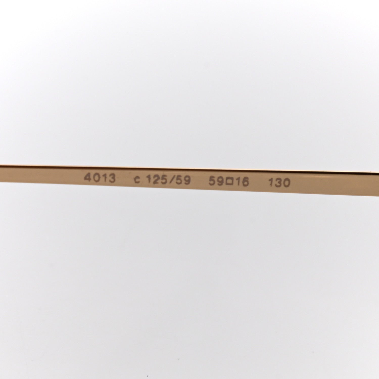Chanel CC Oval Sunglasses 4013 Gold 5 of 9