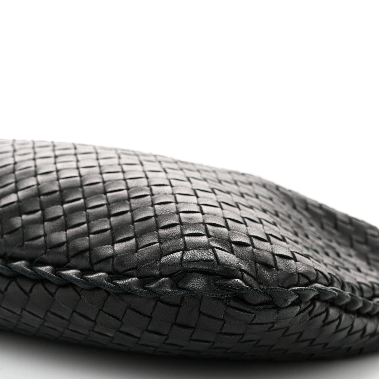 Nappa Intrecciato Medium Veneta Hobo Black