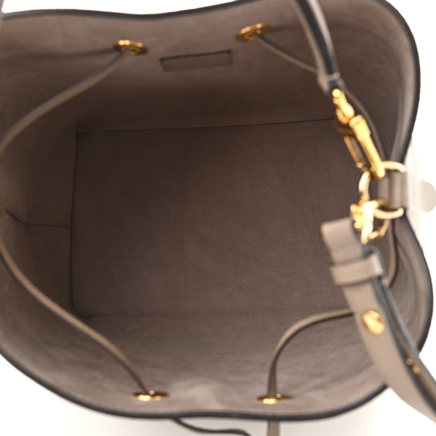 Louis Vuitton Empreinte Monogram Giant Neonoe MM Tourterelle Creme 5 of 10