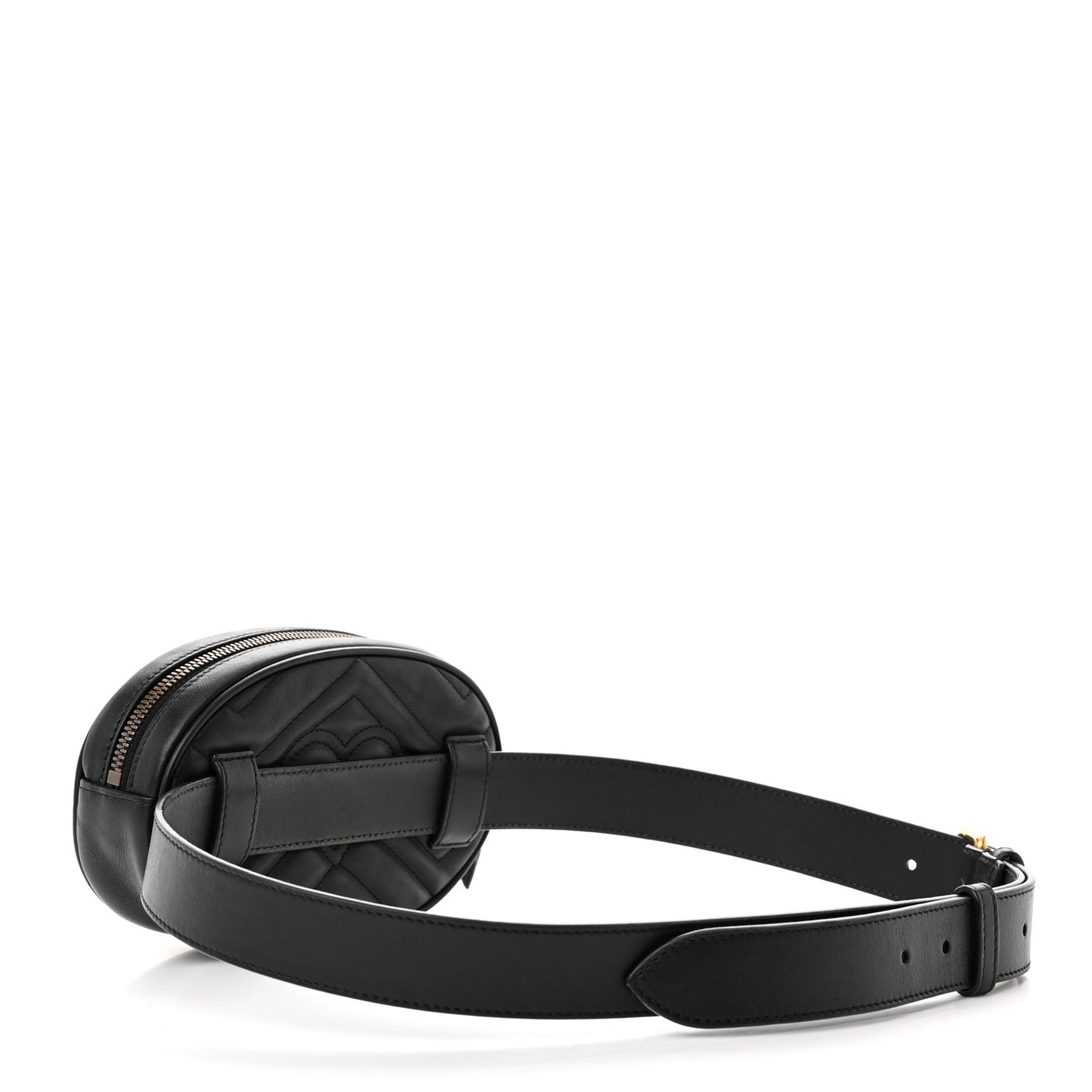 Calfskin Matelasse GG Marmont Belt Bag 95 38 Black