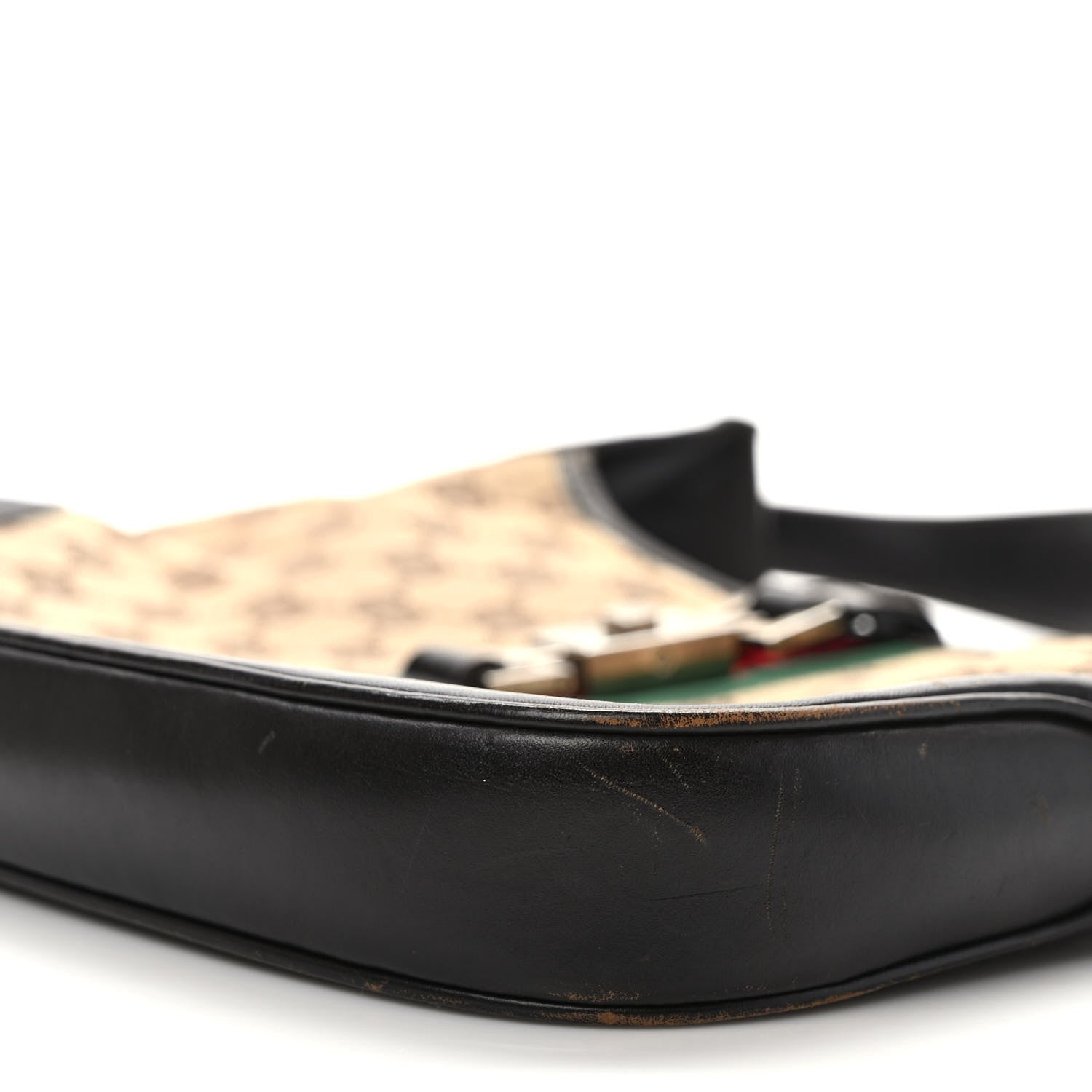 Gucci Monogram Web Jackie O Hobo Dark Brown 11 of 13