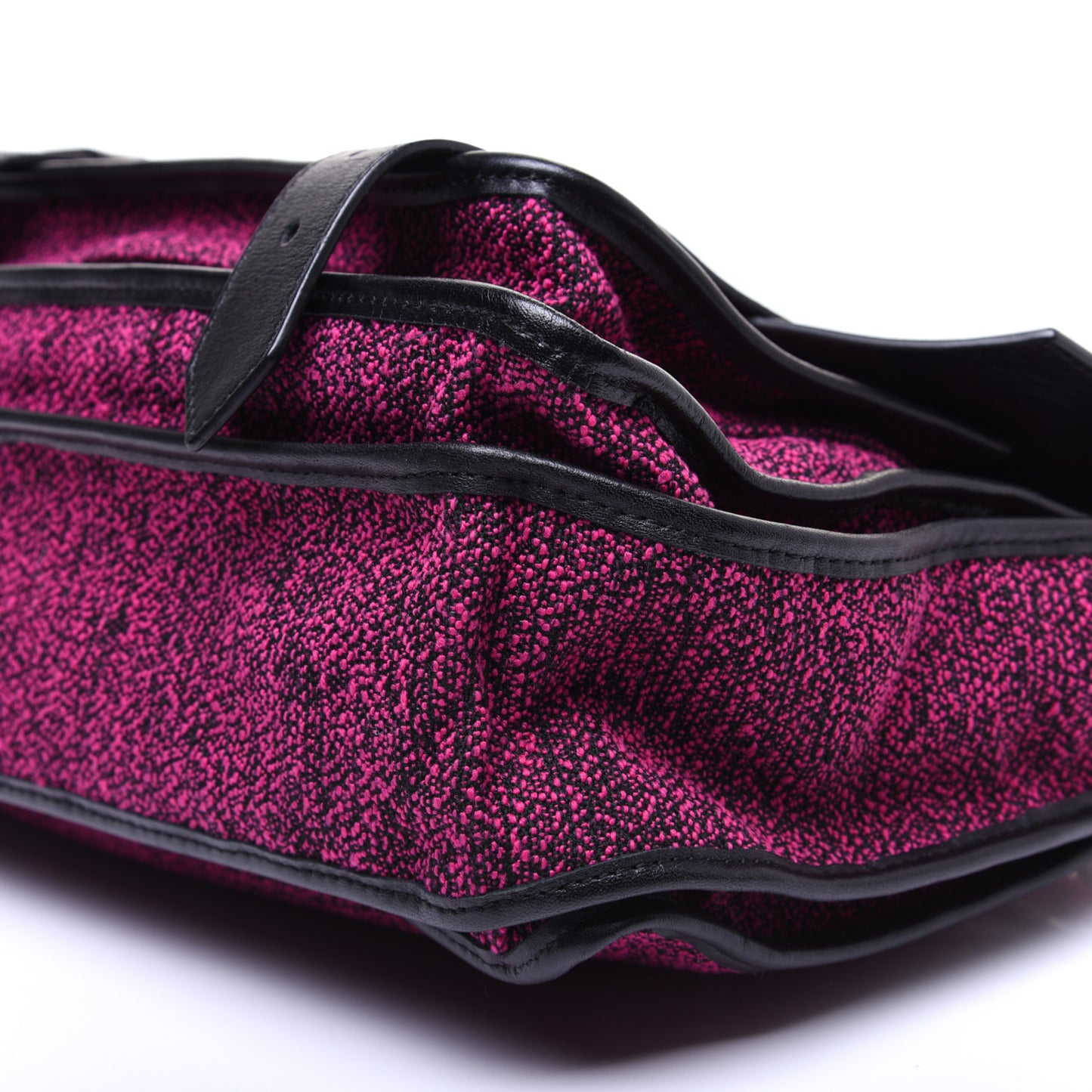 Tweed Lambskin Medium PS1 Satchel Berry Fuxia Pink