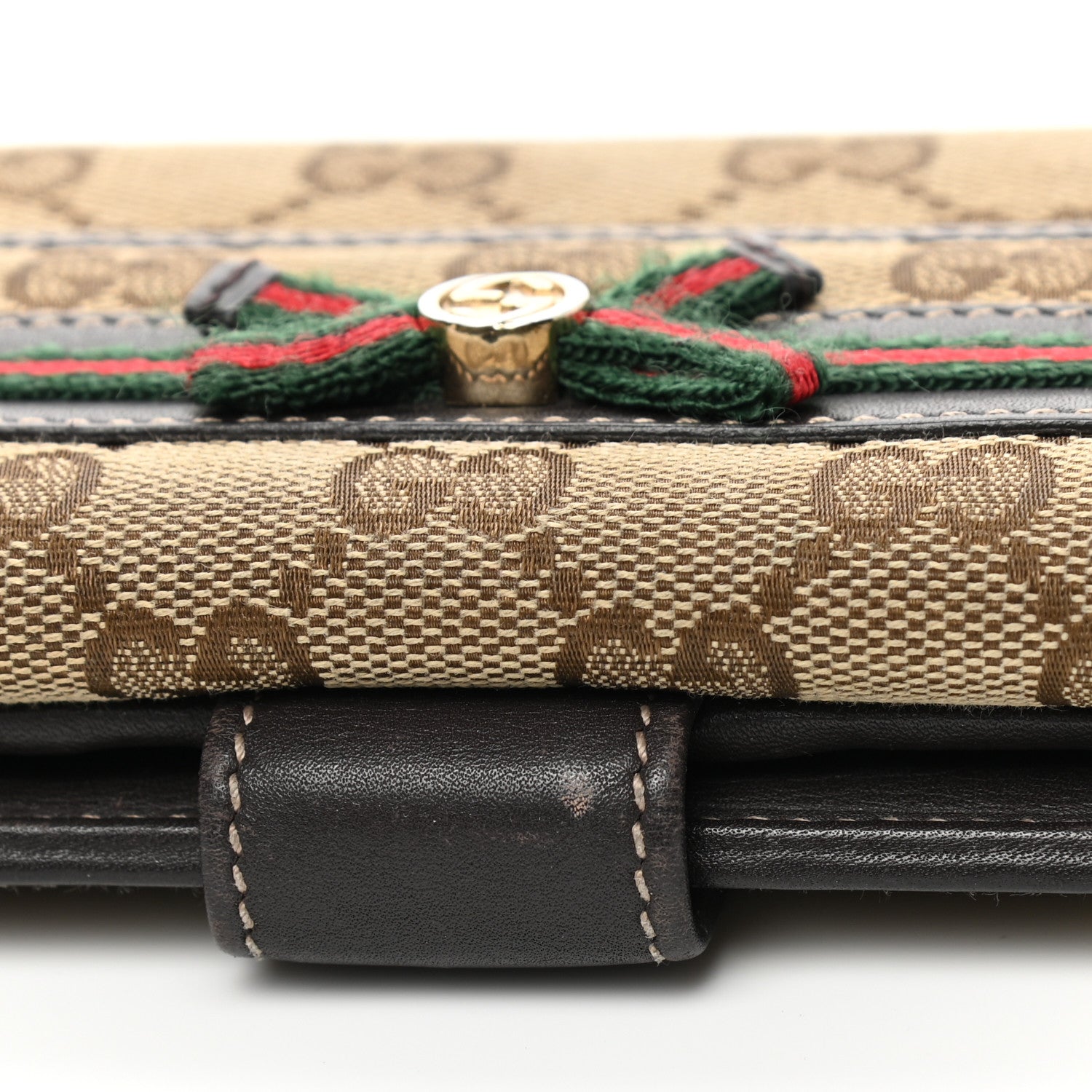 Gucci Monogram Princy Continental Wallet Brown 9 of 12