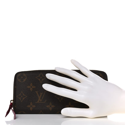 Louis Vuitton Monogram Clemence Wallet Fuchsia 2 of 6