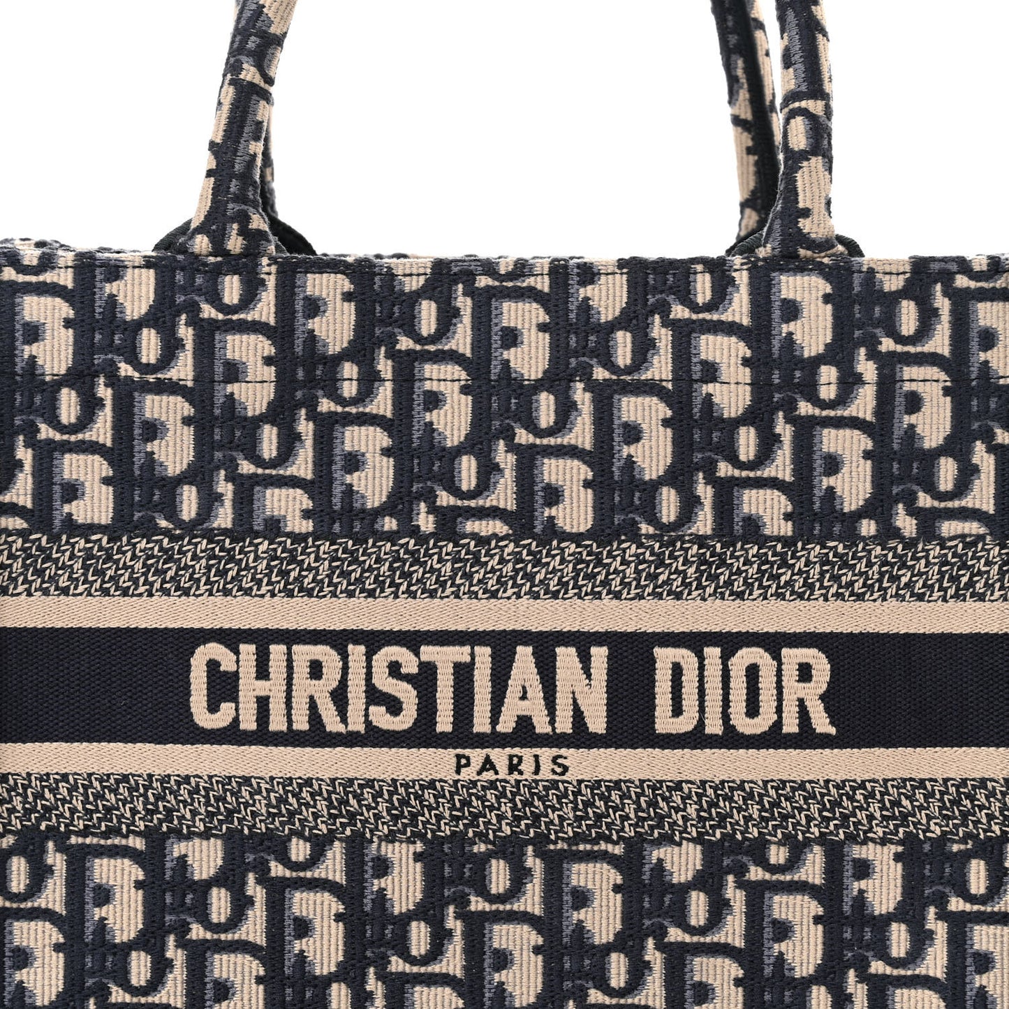 Oblique Small Book Tote Blue Multicolor
