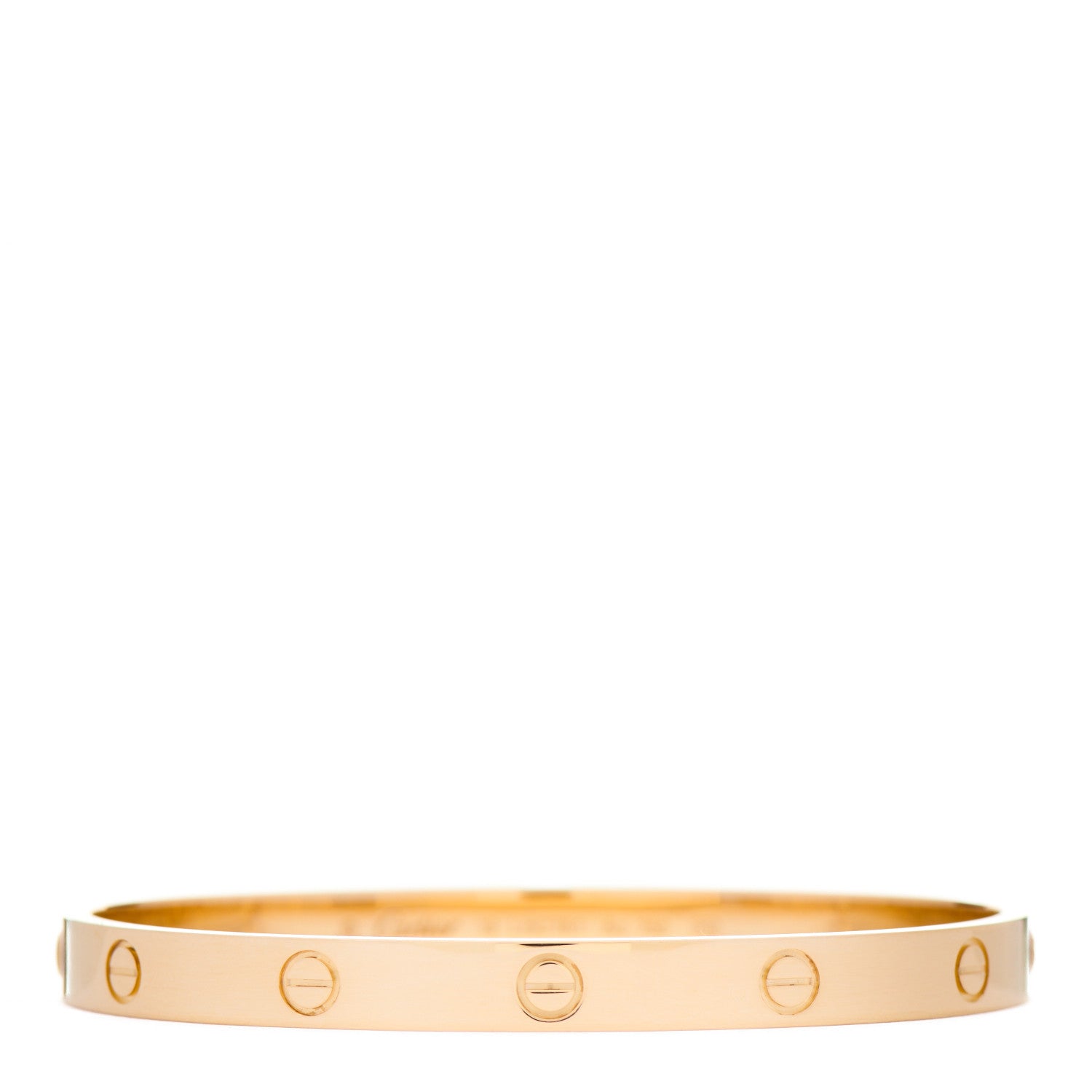 Cartier 18K Yellow Gold LOVE Bracelet 19 1 of 5