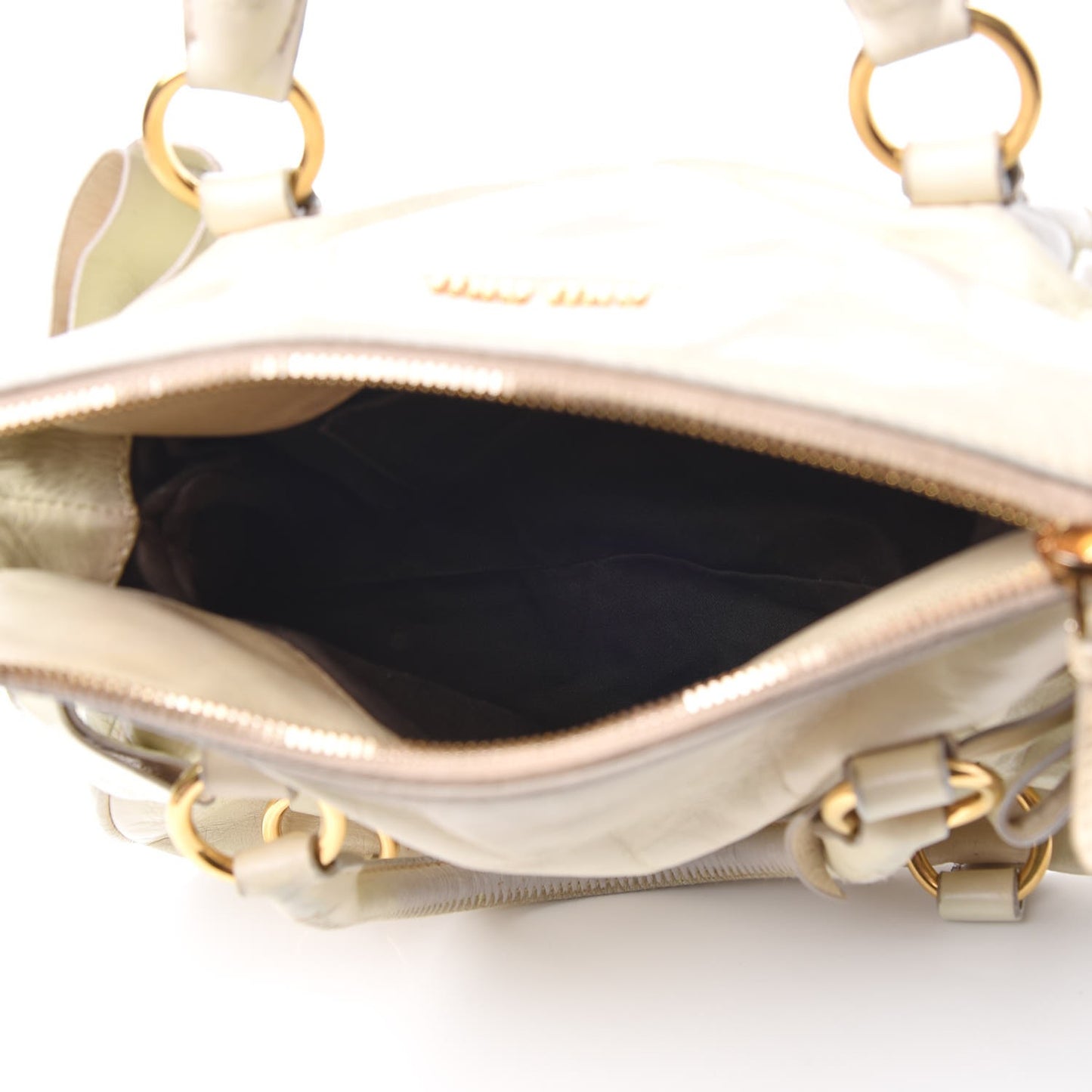 Vitello Lux Bow Bag Satchel Talco