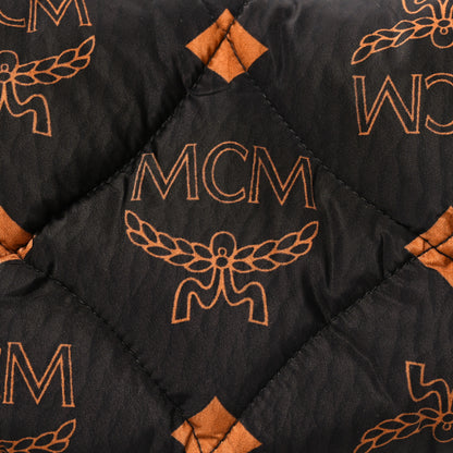 MCM Maxi Visetos Nylon Quilted Mini Aren Hobo Black 8 of 10