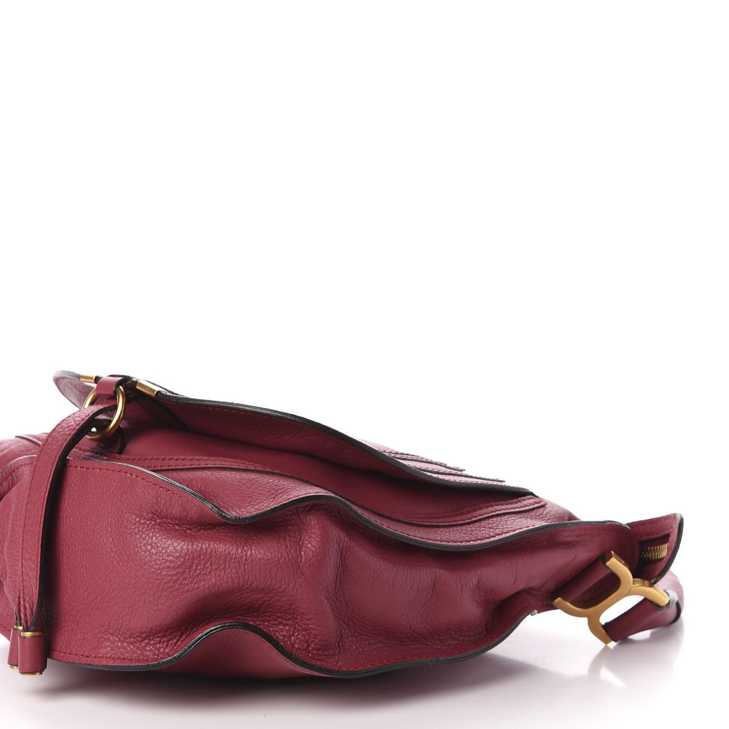 Calfskin Medium Marcie Hobo Peony Red