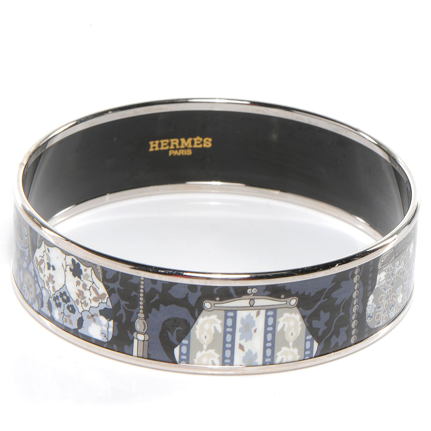Enamel Printed Cachemire de Tamara Wide Bracelet 65