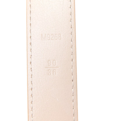 Louis Vuitton Mini Damier Azur 25mm LV Initiales Belt 90 36 7 of 9