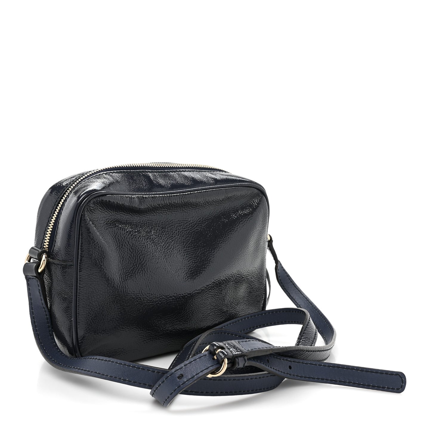 Vernice Naplack Small Soho Disco Bag Uniform Blue