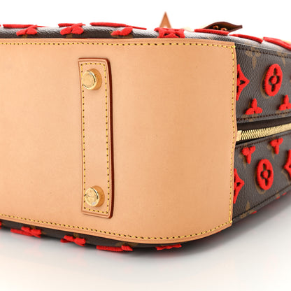 Louis Vuitton Monogram Tuffetage Deauville Cube Red 10 of 10