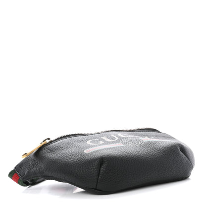 Gucci Grained Calfskin Small Logo Belt Bag Black 4 of 12