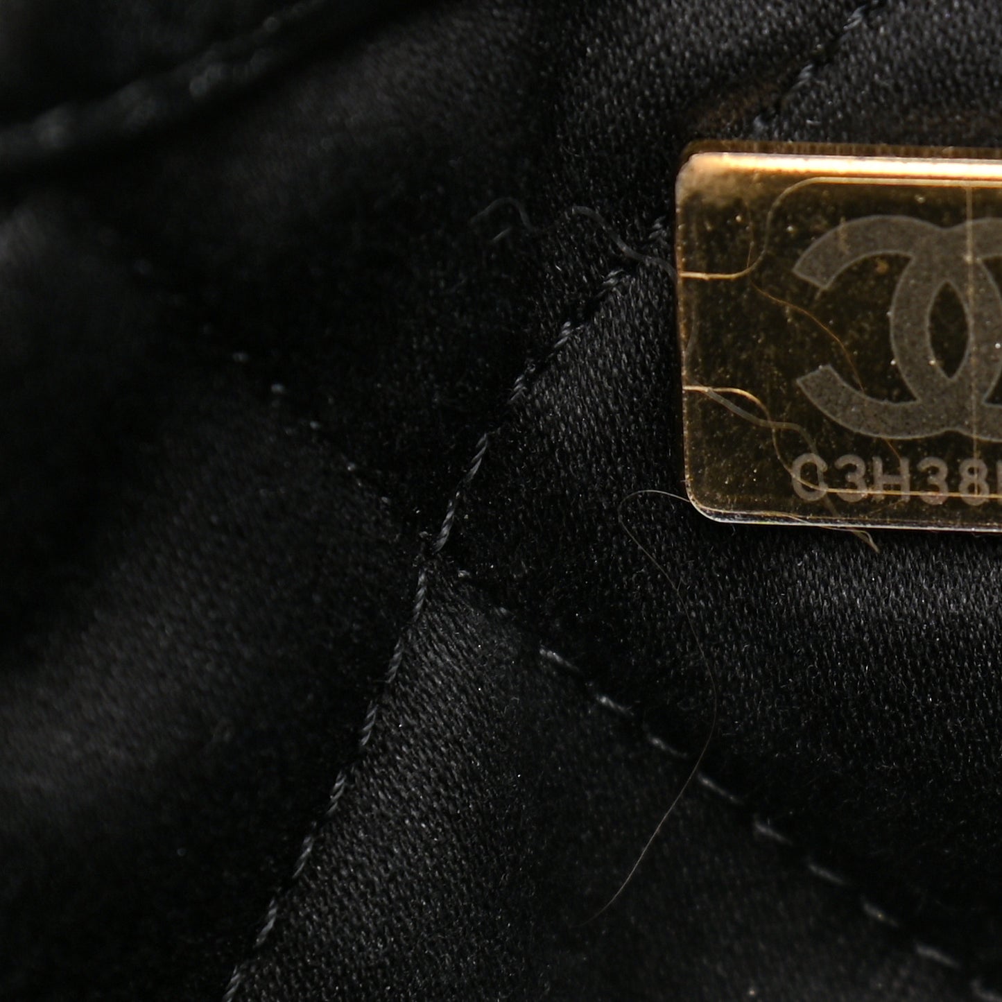 Shiny Calfskin Quilted Chanel 22 Backpack Black