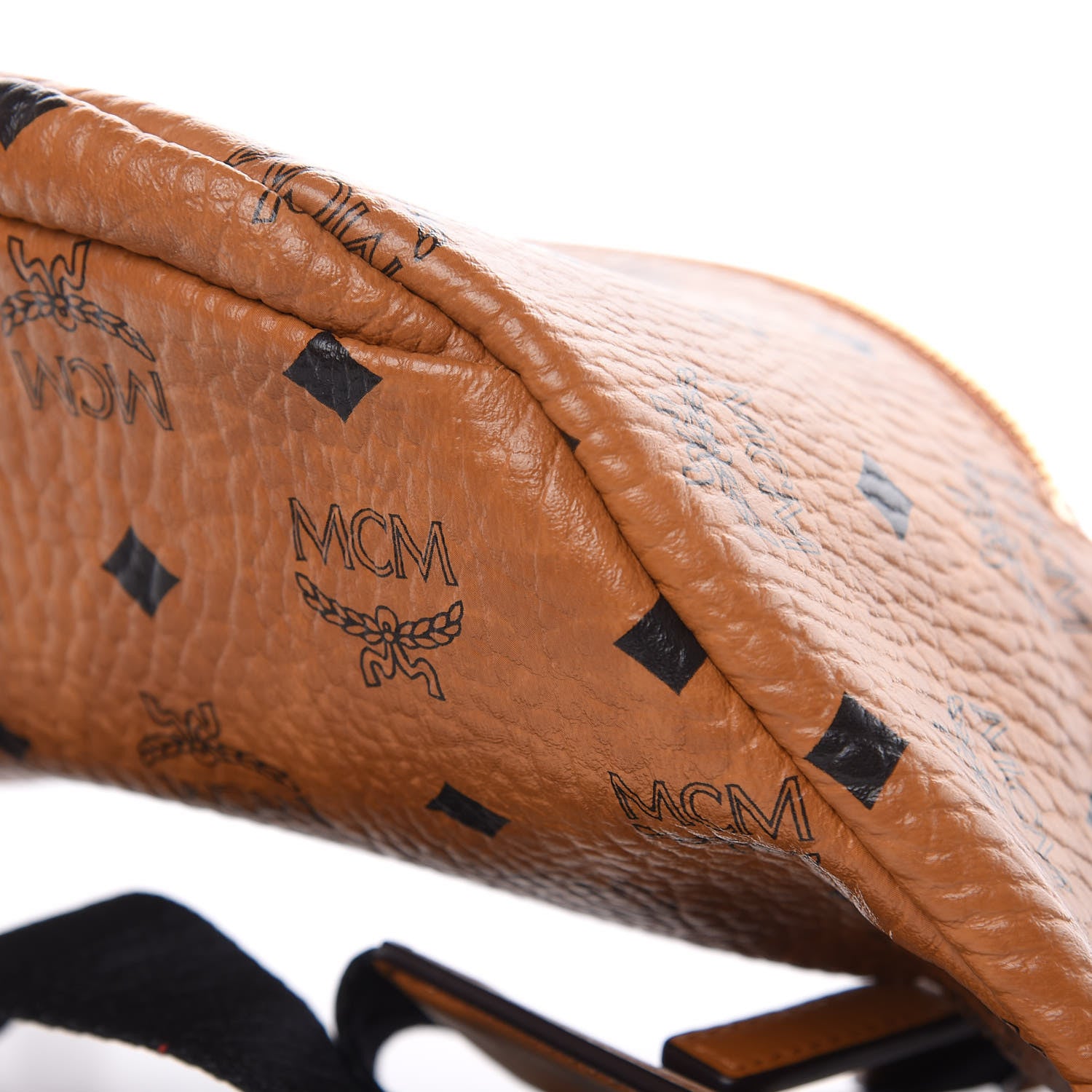 MCM Visetos Stark Belt Bag Cognac 8 of 8