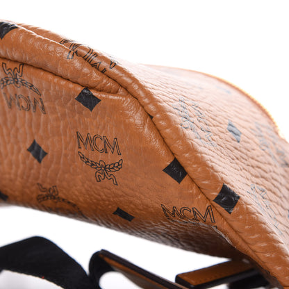MCM Visetos Stark Belt Bag Cognac 8 of 8