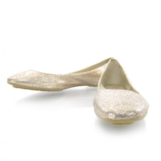 Jimmy Choo Glitter Flats 37.5 1 of 7