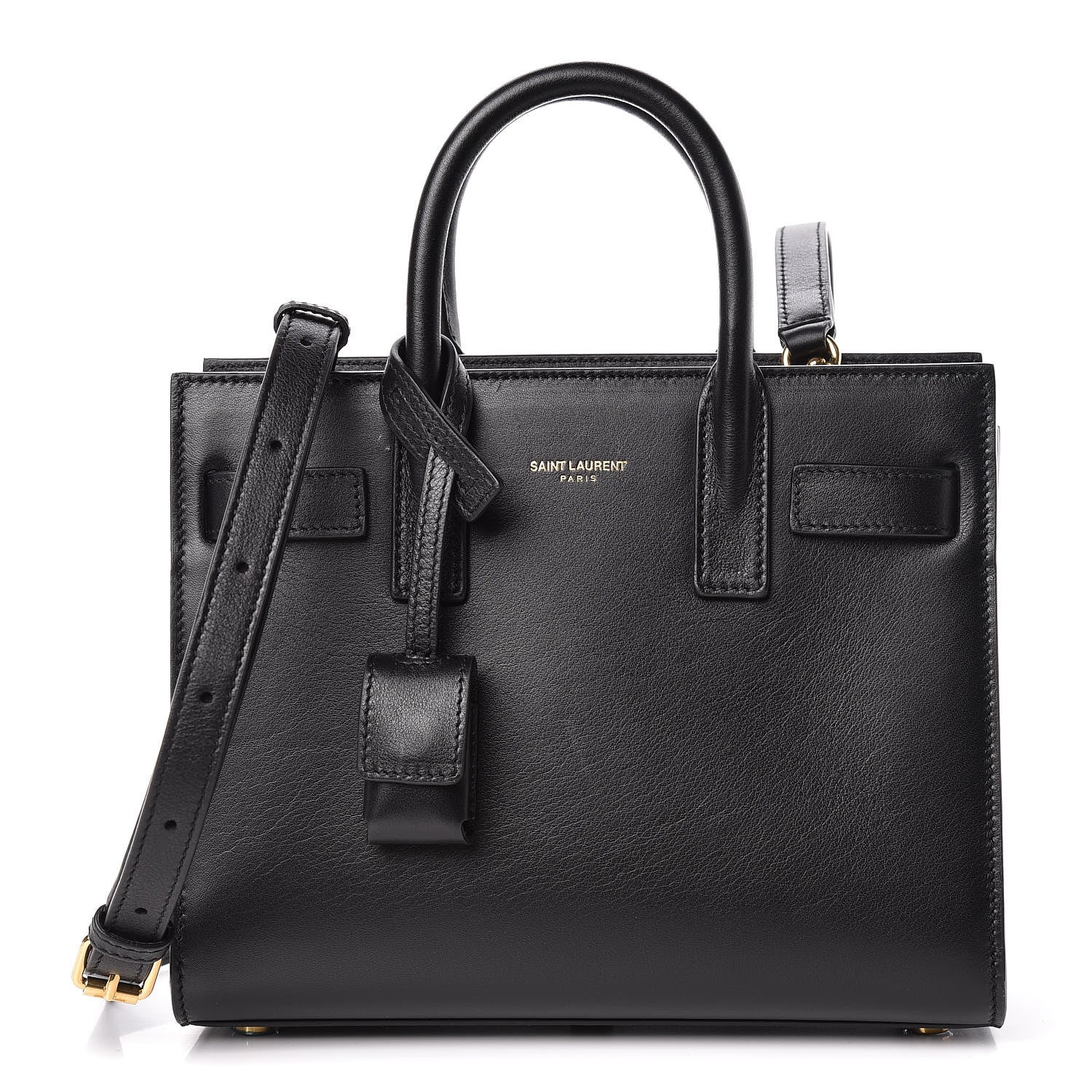 Saint Laurent Calfskin Nano Sac de Jour Black 1 of 10