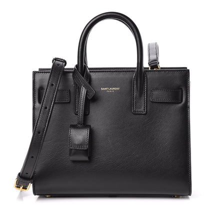 Saint Laurent Calfskin Nano Sac de Jour Black 1 of 10