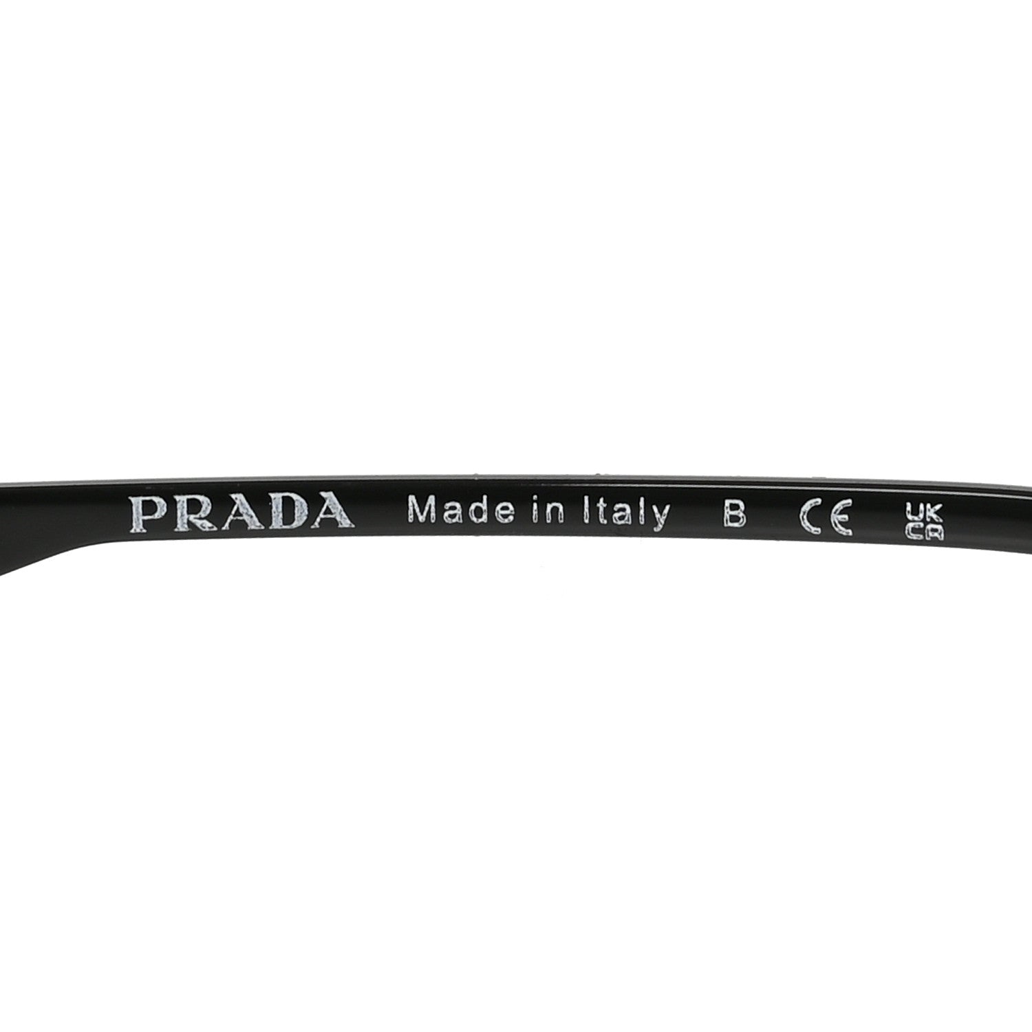 Prada Acetate Sunglasses SPR 14Y Black Slate Gray 5 of 7