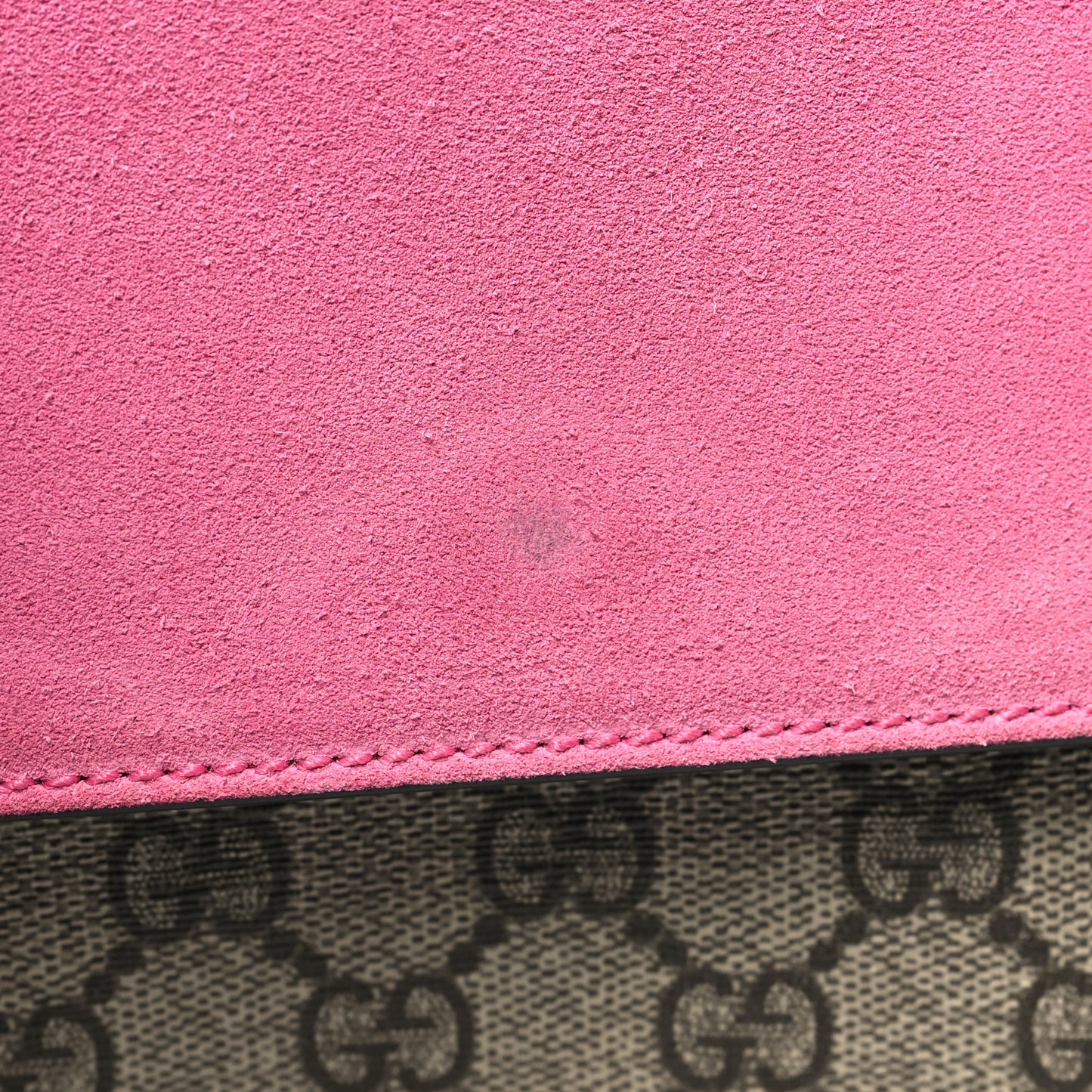 GG Supreme Monogram Mini Dionysus Shoulder Bag Pink