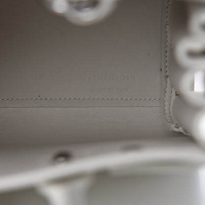 Saint Laurent Grained Calfskin Nano Sac de Jour Dove White 9 of 11