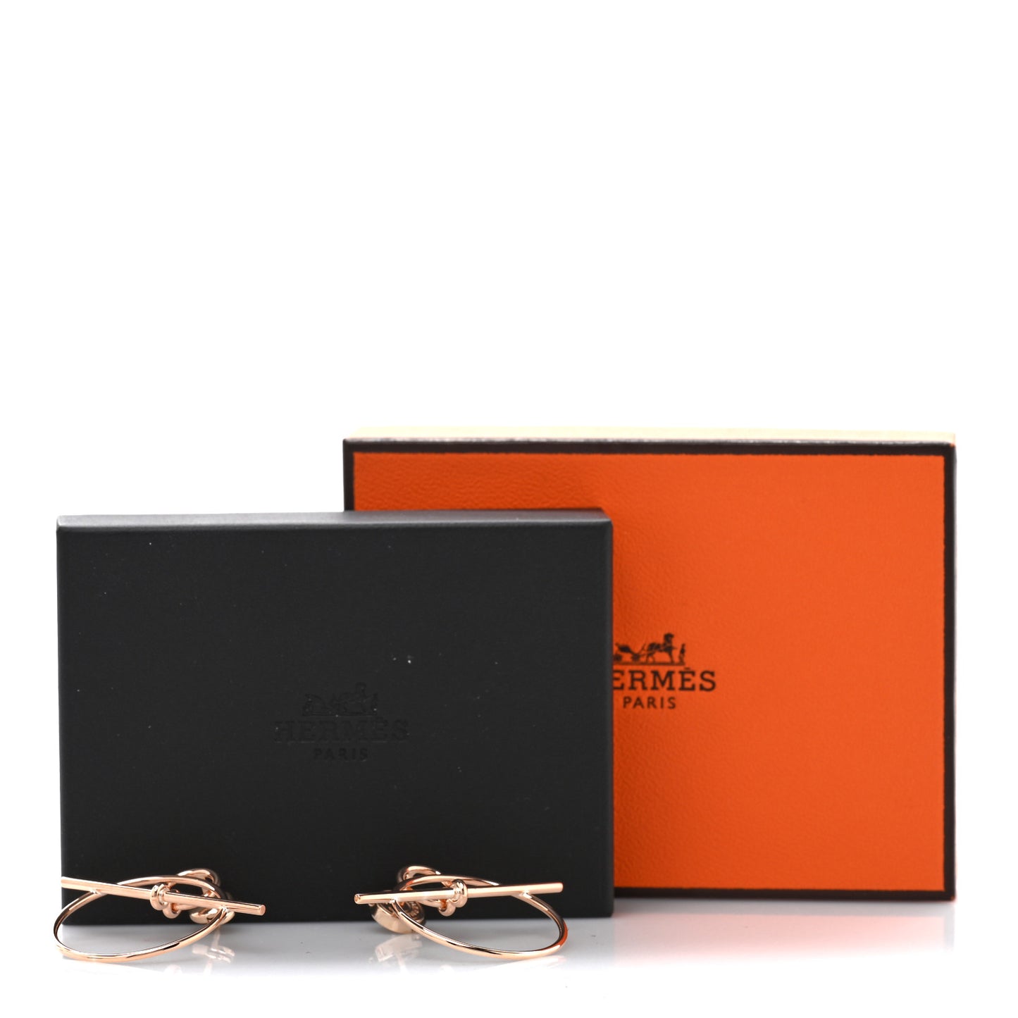 18K Rose Gold PM Loop Earrings
