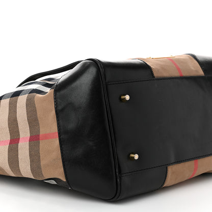 Burberry House Check Medium Canterbury Tote Black 10 of 13