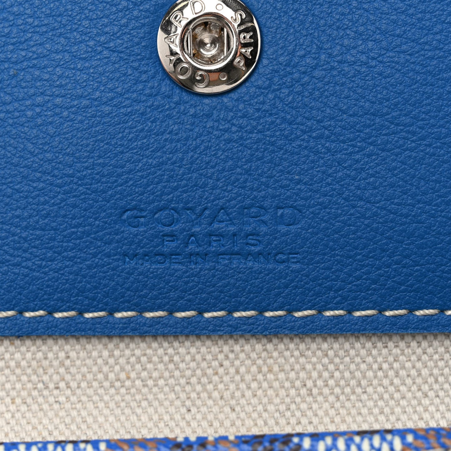 Goyardine Reversible Anjou PM Sky Blue