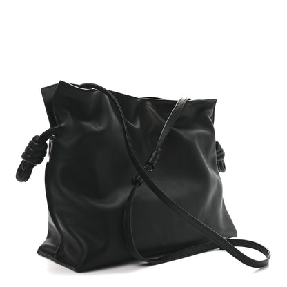Loewe Nappa Medium Flamenco Knot Bag Black 3 of 9