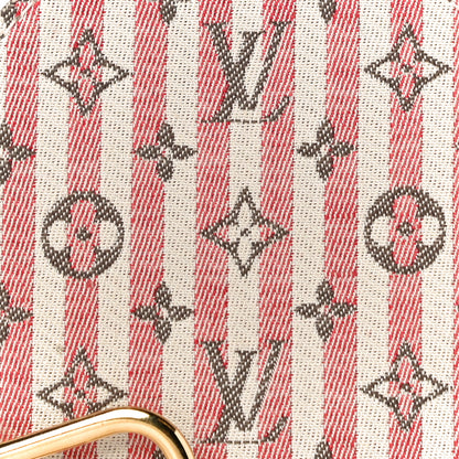Louis Vuitton Mini Lin Croisette Round Coin Purse Rouge 7 of 10