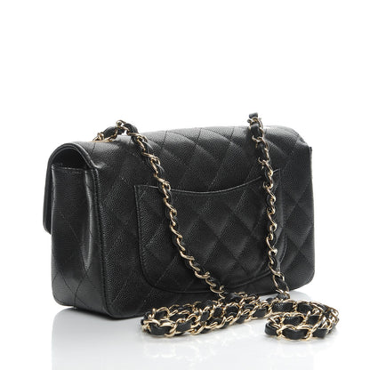 Chanel Caviar Quilted Mini Rectangular Flap Black 3 of 8