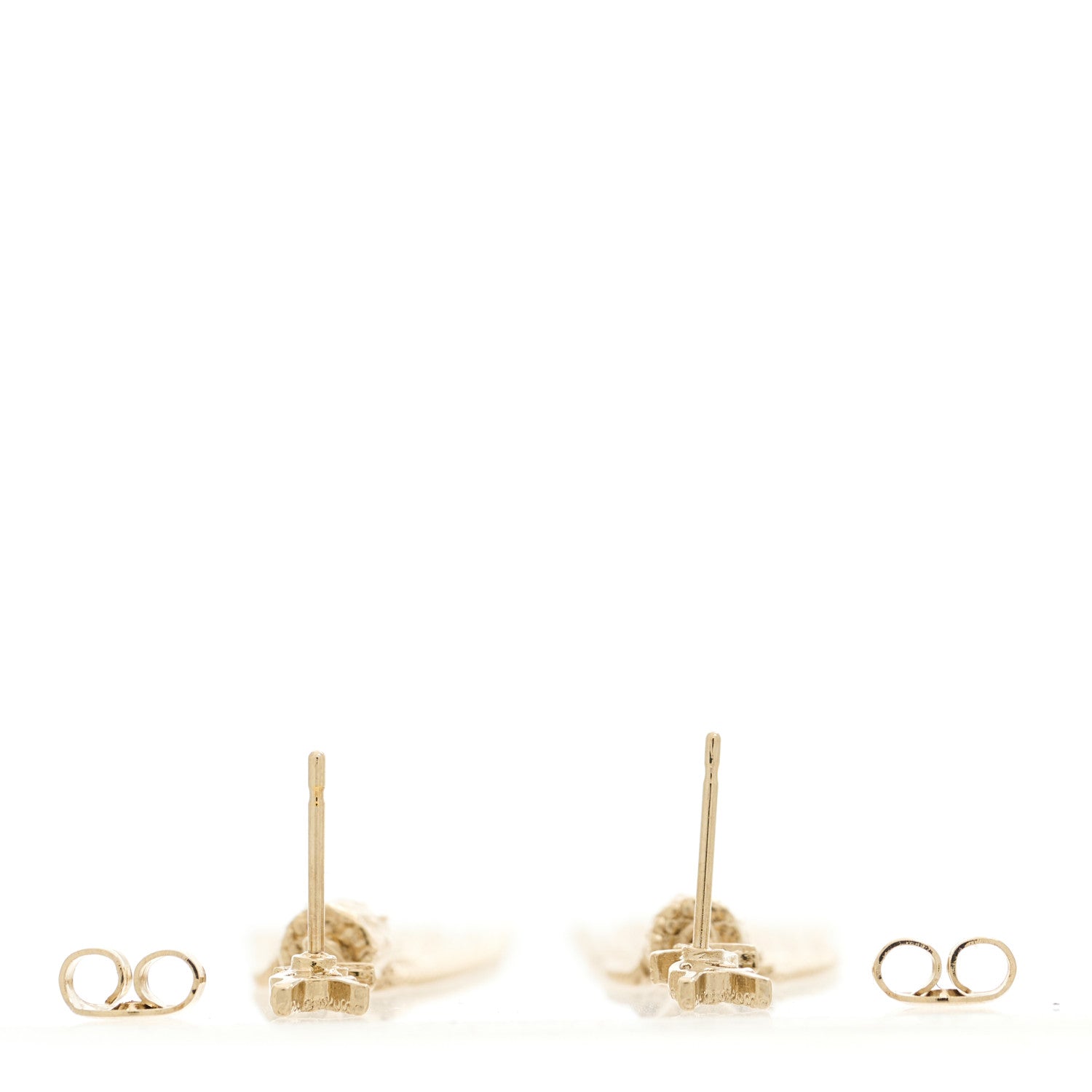 Saint Laurent Metal Monogram Loulou Tassel Earrings Gold 3 of 3