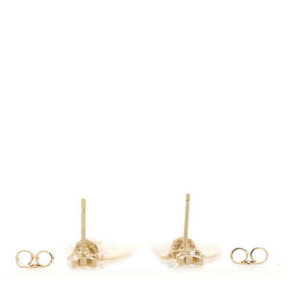 Saint Laurent Metal Monogram Loulou Tassel Earrings Gold 3 of 3