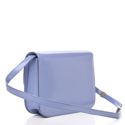 Celine Spazzolato Calfskin Medium Classic Box Flap Bag Porcelain 3 of 11
