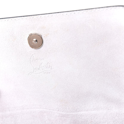 Christian Louboutin Calfskin Spiked Zoompouch Crossbody White 8 of 10