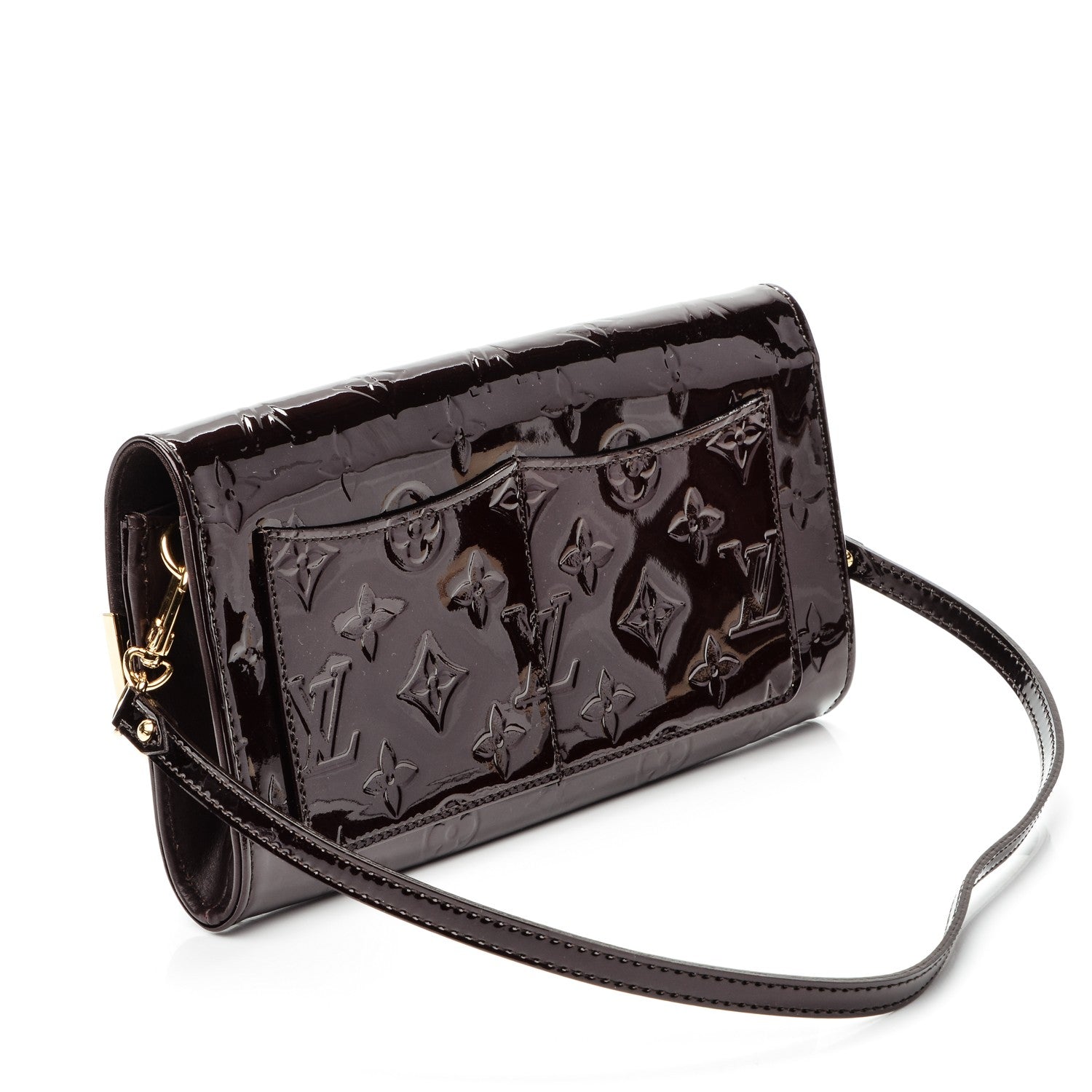 Louis Vuitton Vernis Rossmore MM Amarante 3 of 6
