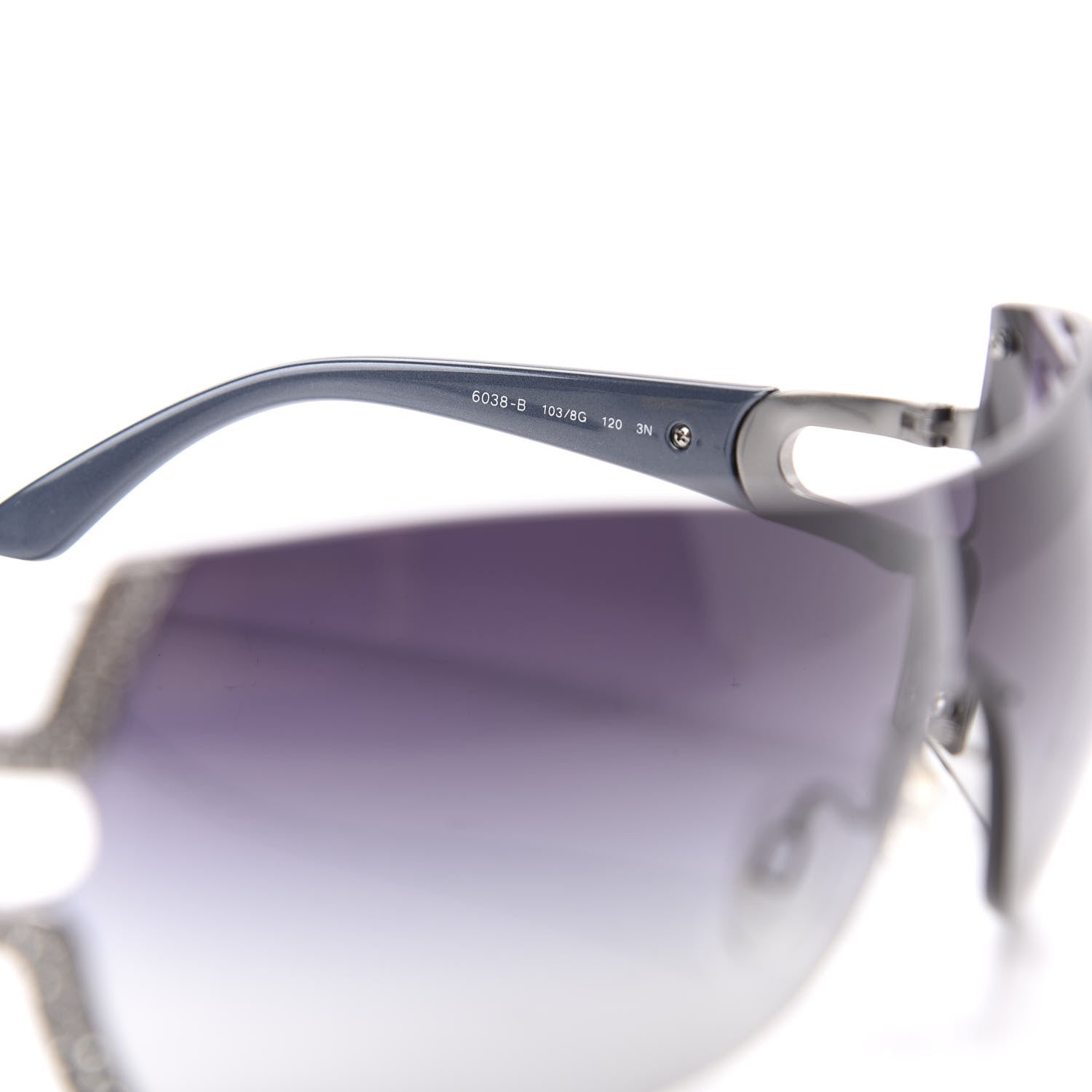 Bulgari Crystal 6038-B Sunglasses Blue 6 of 7